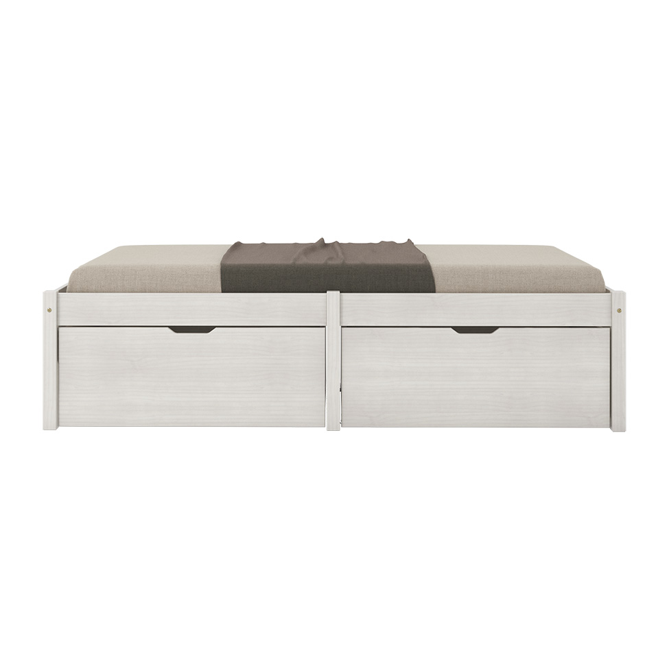 Cama Solteiro Beauty Branca
