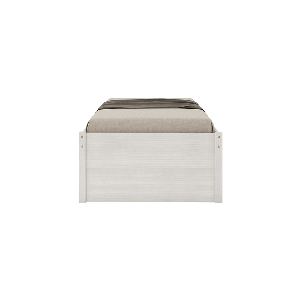 Cama Solteiro Beauty Branca