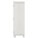 Guarda-Roupa Solteiro Bastian Madeira Maciça 2 Portas Branco