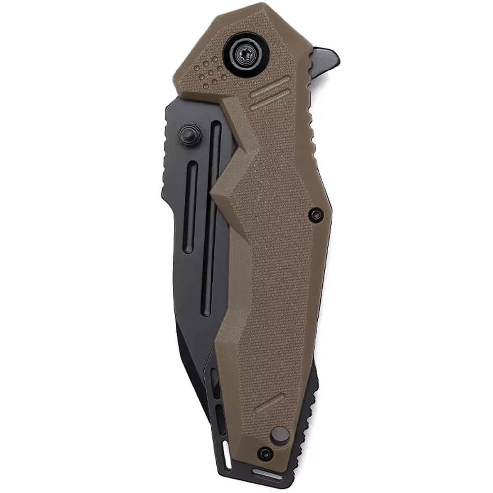 Canivete Tático Militar de Bolso Dobrável Multiuso Inox 3CR