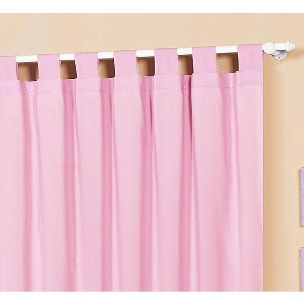 Cortina de Quarto Baila Rosa 1 peça