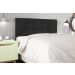 Cabeceira  Estofada para Cama Box Casal 140 cm Suede Preto Helena  Isis Estofados