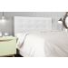 Cabeceira  Estofada para Cama Box Casal 140 cm Tecido Sintético Branco Helena Isis Estofados