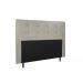 Cabeceira  Estofada para Cama Box Casal Queen 160 cm Suede Bege Helena Isis Estofados