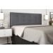 Cabeceira  Estofada para Cama Box Casal Queen 160 cm Suede Cinza Helena Isis Estofados