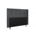 Cabeceira  Estofada para Cama Box Casal Queen 160 cm Suede Cinza Helena Isis Estofados