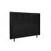 Cabeceira  Estofada para Cama Box Casal Queen 160 cm Suede Preto Helena Isis Estofados