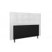 Cabeceira  Estofada para Cama Box Casal Queen 160 cm Tecido Sintético Branco Helena Isis Estofados