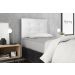 Cabeceira Estofada para Cama Box Solteiro 90 cm Tecido Sintético Branco Helena Isis Estofados
