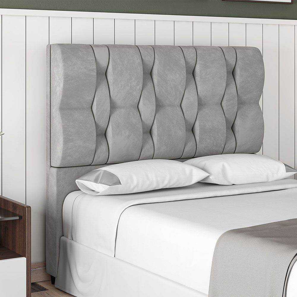 Cabeceira Spezia Luxo para Cama Box Casal 140cm Veludo - SSX Multicoisas