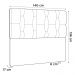 Cabeceira Spezia Luxo para Cama Box Casal 140cm Veludo - SSX Multicoisas