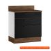 [OUTLET] Balcão de Cozinha Exclusive com Tampo 3 GV Preto
