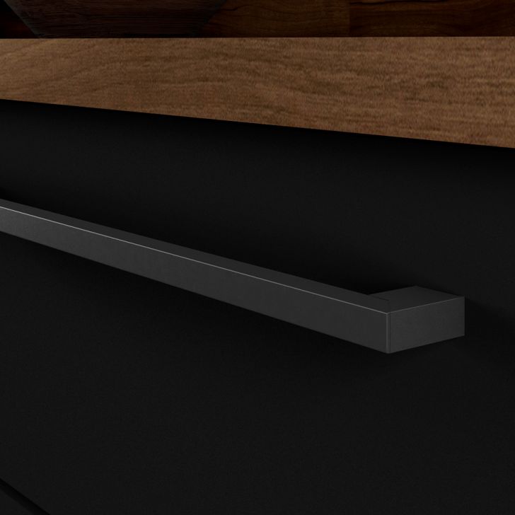 [OUTLET] Balcão de Cozinha Exclusive com Tampo 3 GV Preto