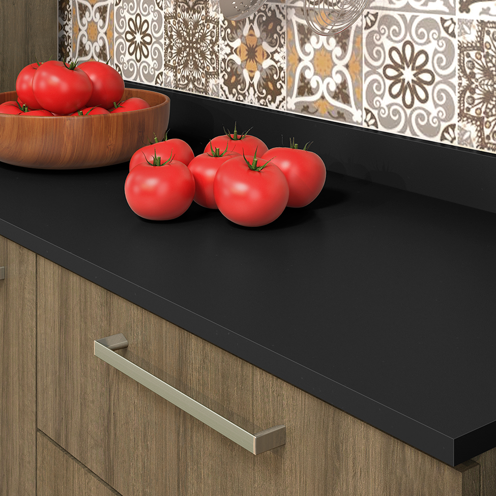 Balcão de Cozinha Star com Tampo 3 Portas 1 Gaveta Castanho