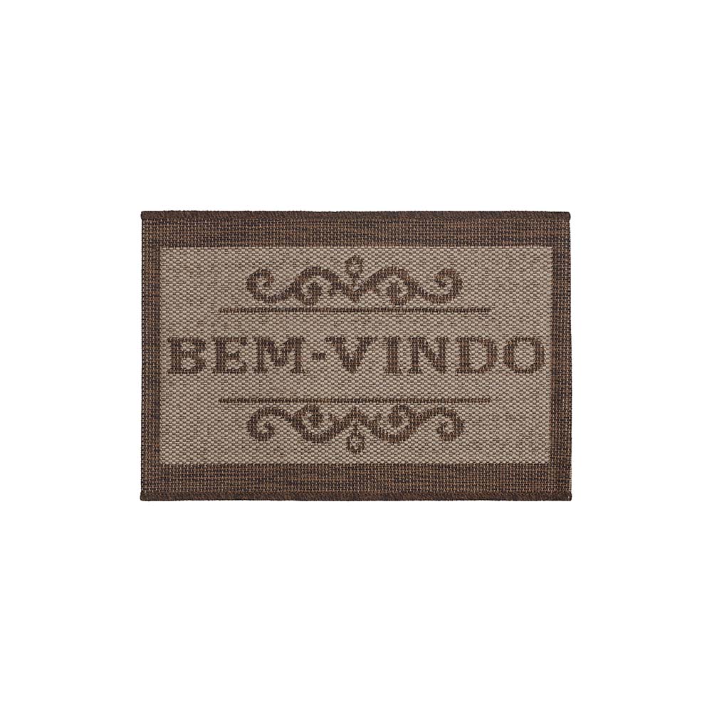 Capacho Eco Nature Bem Vindo-5 70 Marrom 0,40x0,60M