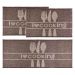 Kit Cozinha 3 Peças Eco Nature Cooking 70 Marrom