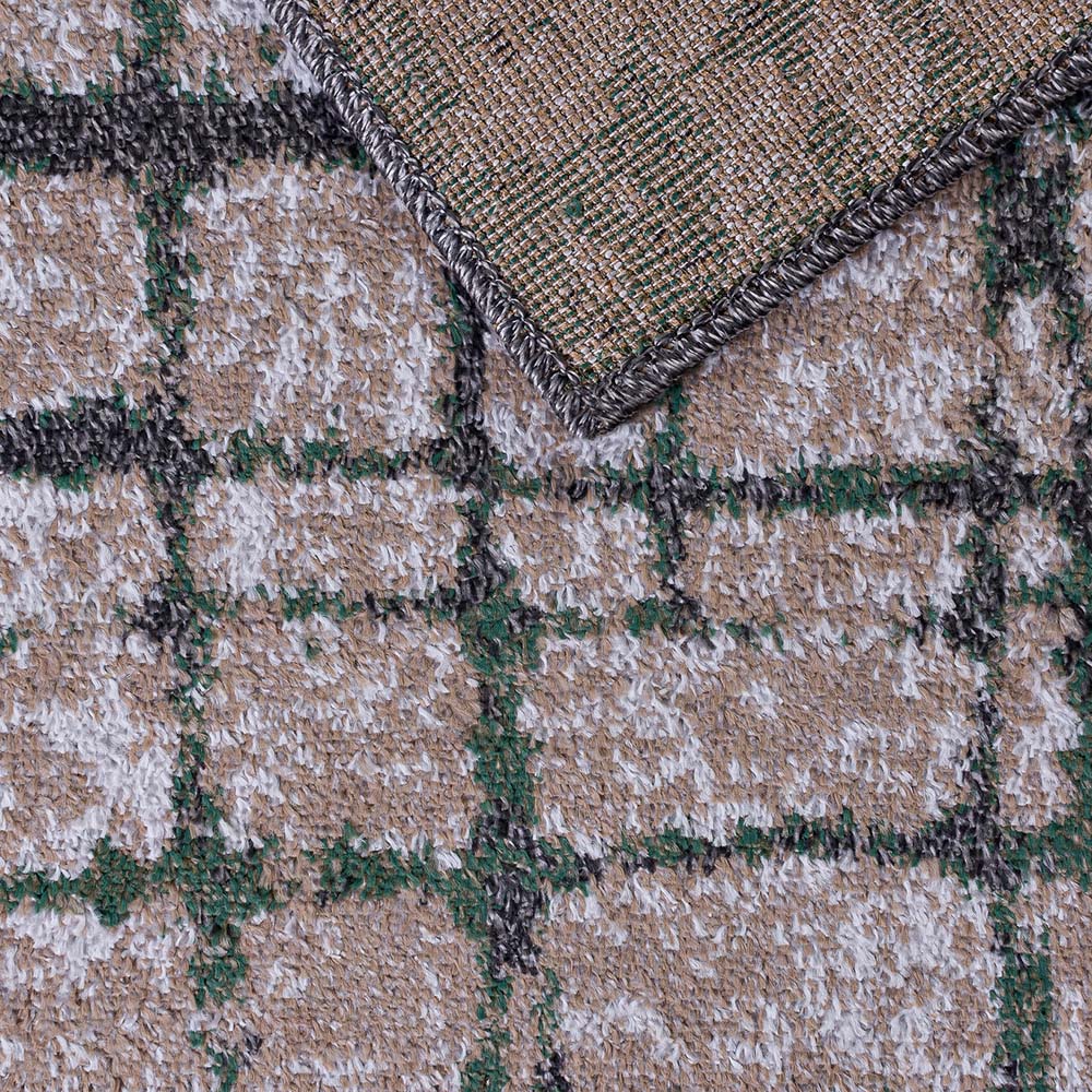 Passadeira Classic Maldivas 16 Chumbo-Verde 0,66X1,20M