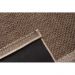 Passadeira Eco Nature Moldura 87 Bege-Marrom 0,57x1,80M