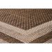 Passadeira Eco Nature Moldura 87 Bege-Marrom 0,57x1,80M