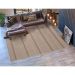 Passadeira Eco-Nature Riscas 87 Bege-Marrom 0,57X1,80M