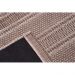 Passadeira Eco-Nature Riscas 87 Bege-Marrom 0,57X1,80M