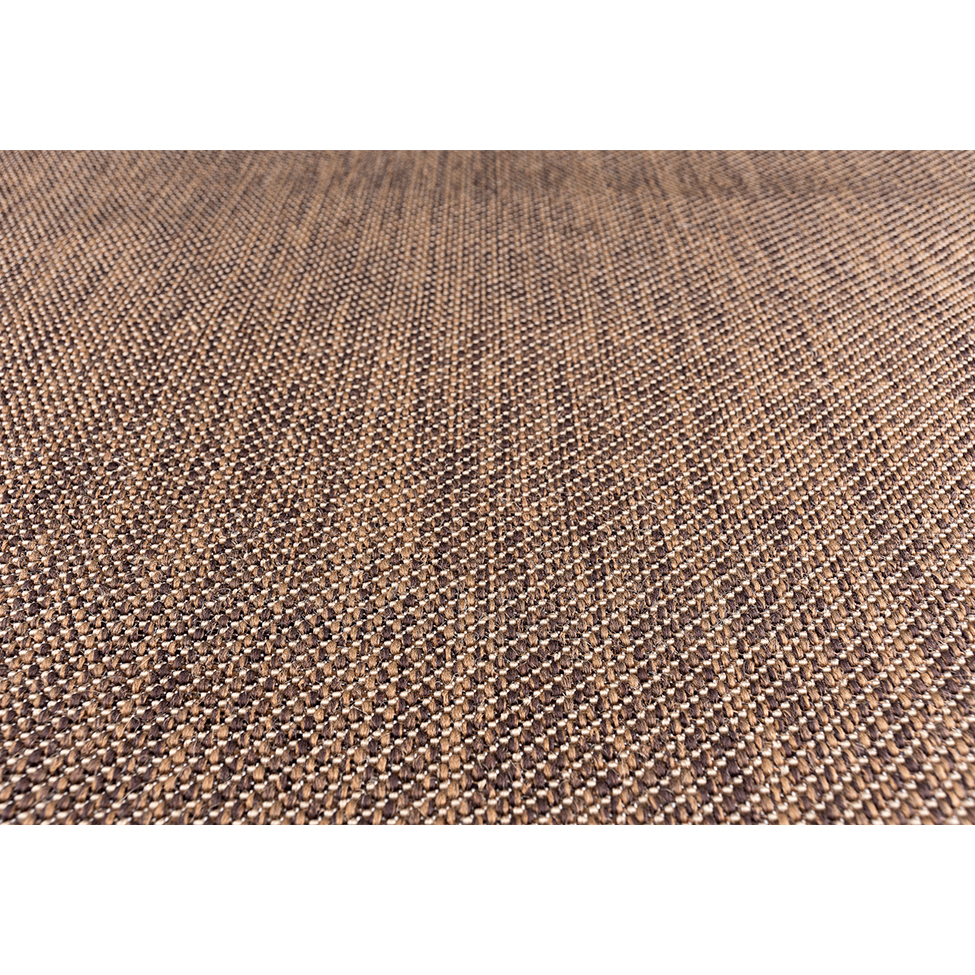 Tapete Buzios Retangular Poliéster (150x200cm) Marrom