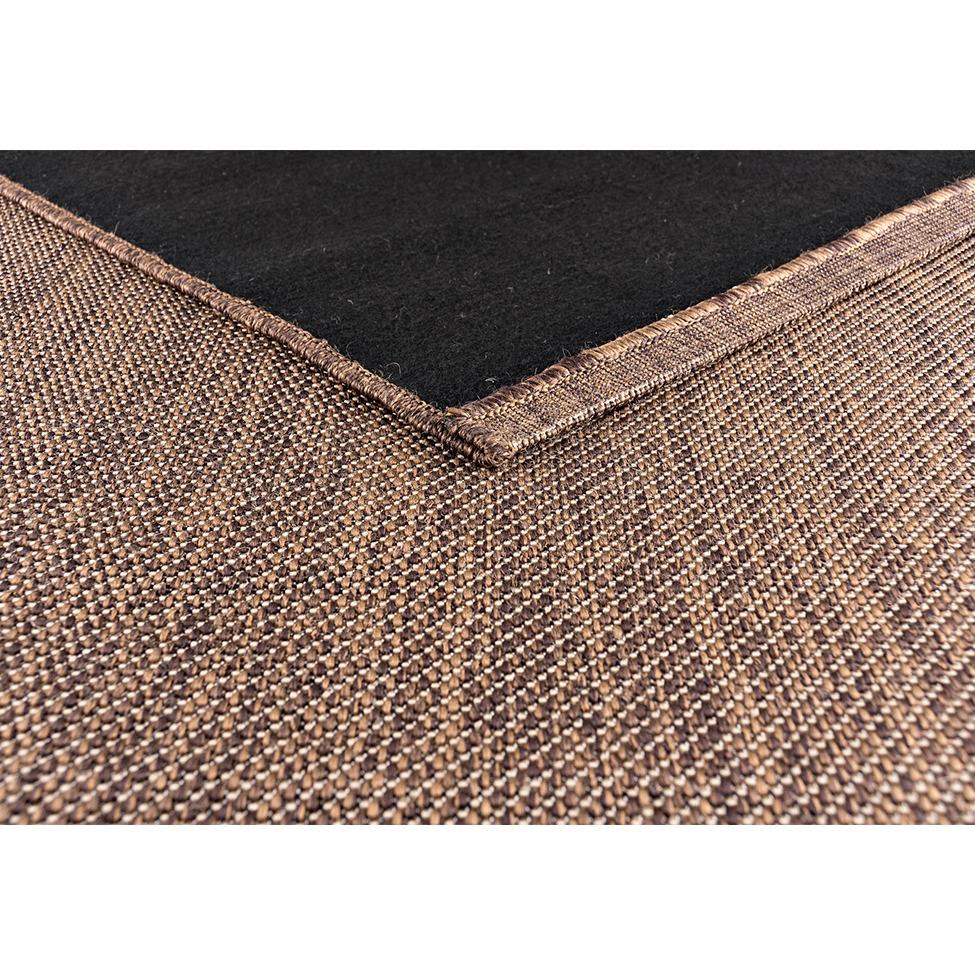 Tapete Buzios Retangular Poliéster (150x200cm) Marrom