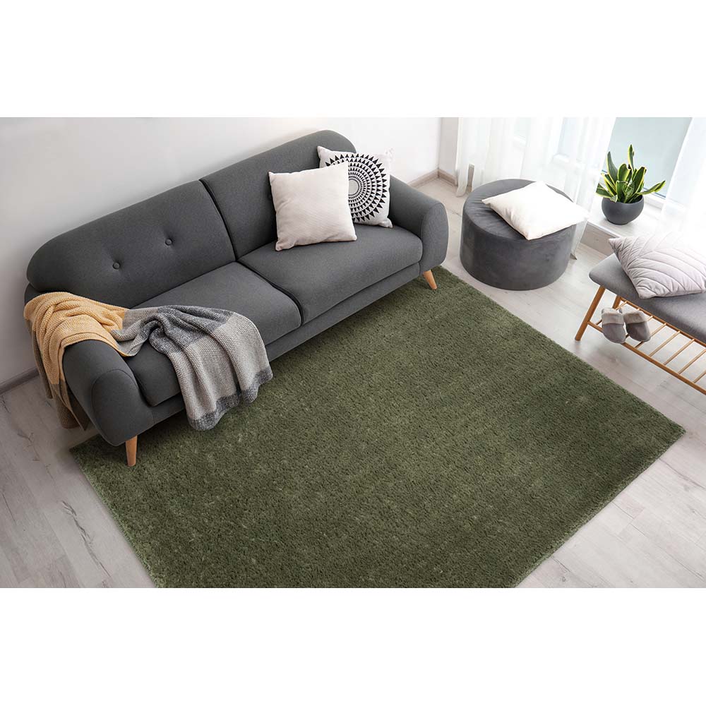 Tapete Felpudo Plush 32 Verde Fendi 0,50X0,80M - J Serrano