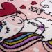 Tapete Infantil Funny Unicornio 14 Rose 0,57X1,00M