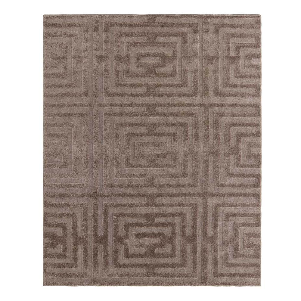 Tapete Realce Eden 35 Taupe 0,50X1,00M - J Serrano