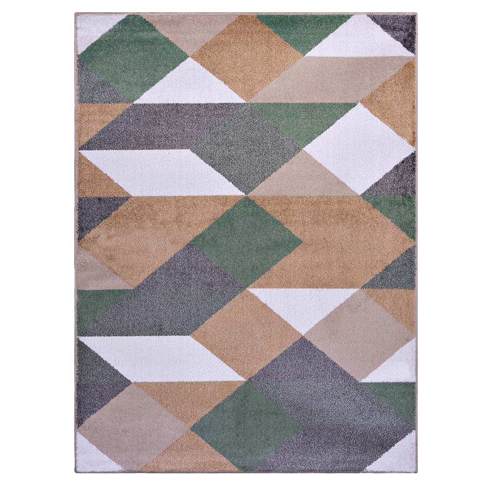 Tapete Sala Classic Maiorca 24 Caramelo-Verde 1,50X2,00M