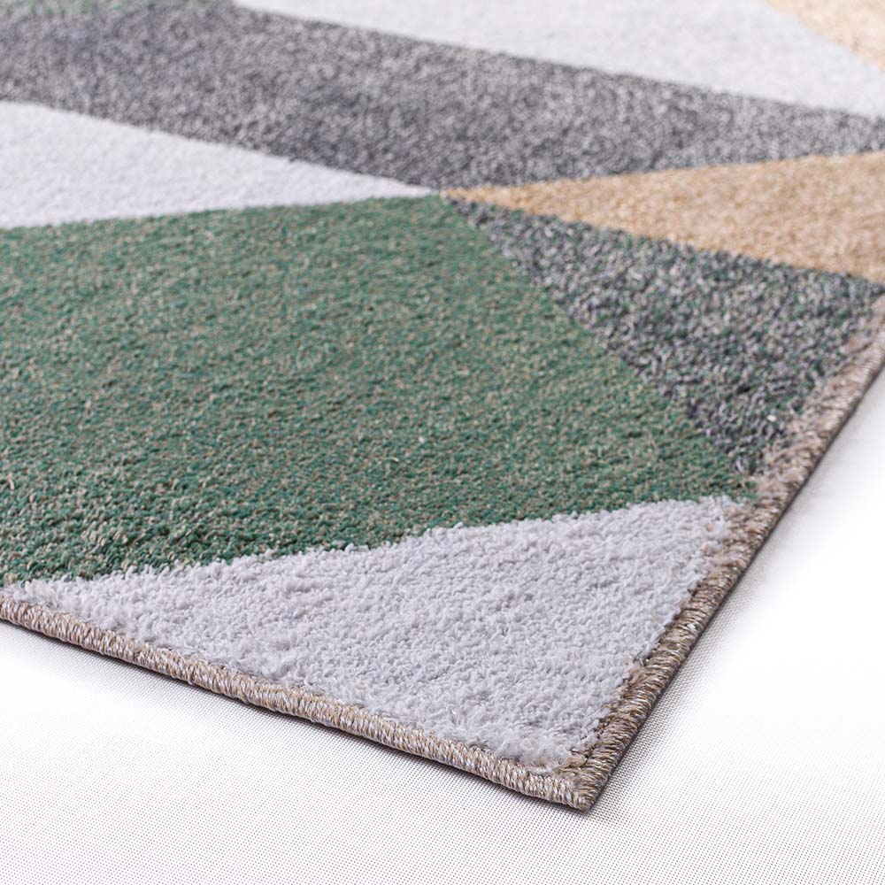 Tapete Sala Classic Maiorca 24 Caramelo-Verde 1,50X2,00M