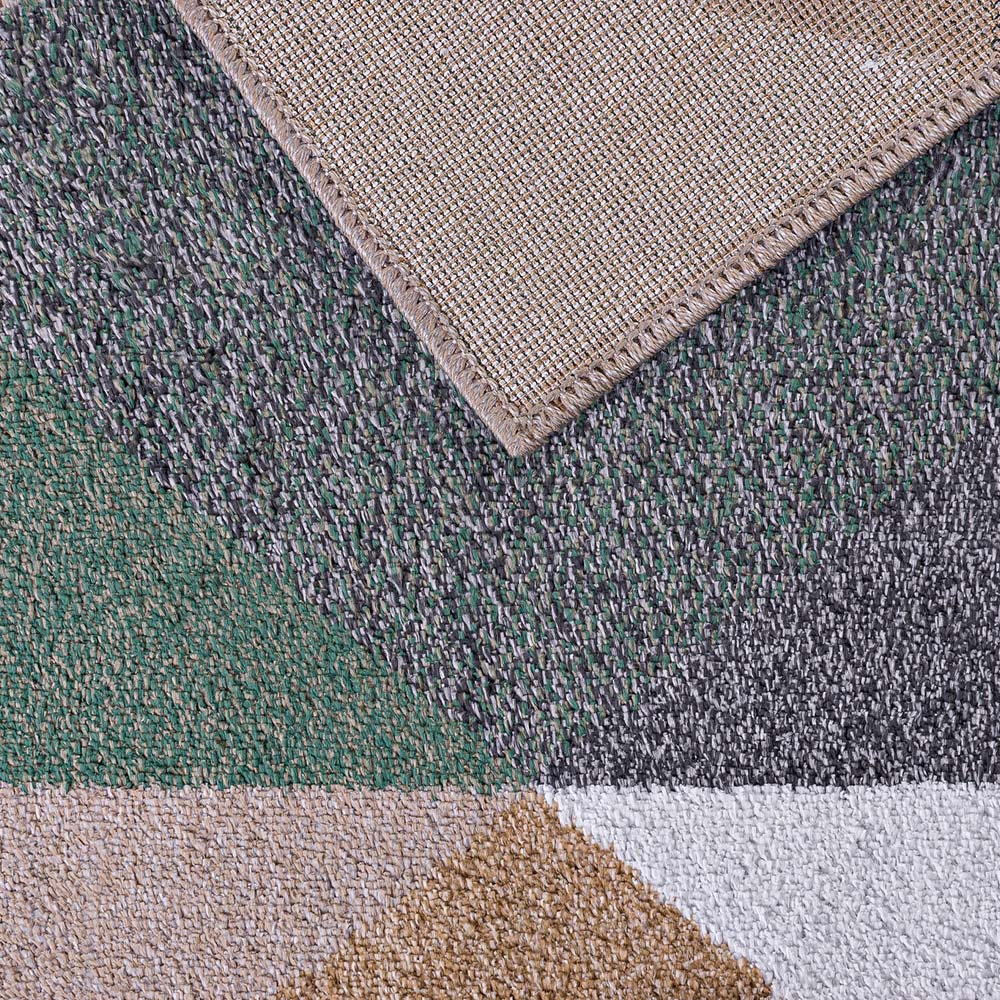 Tapete Sala Classic Maiorca 24 Caramelo-Verde 1,50X2,00M