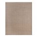 Tapete Sala Sisal Buzios Barra 49 Marrom-Azul 2,00X3,00M