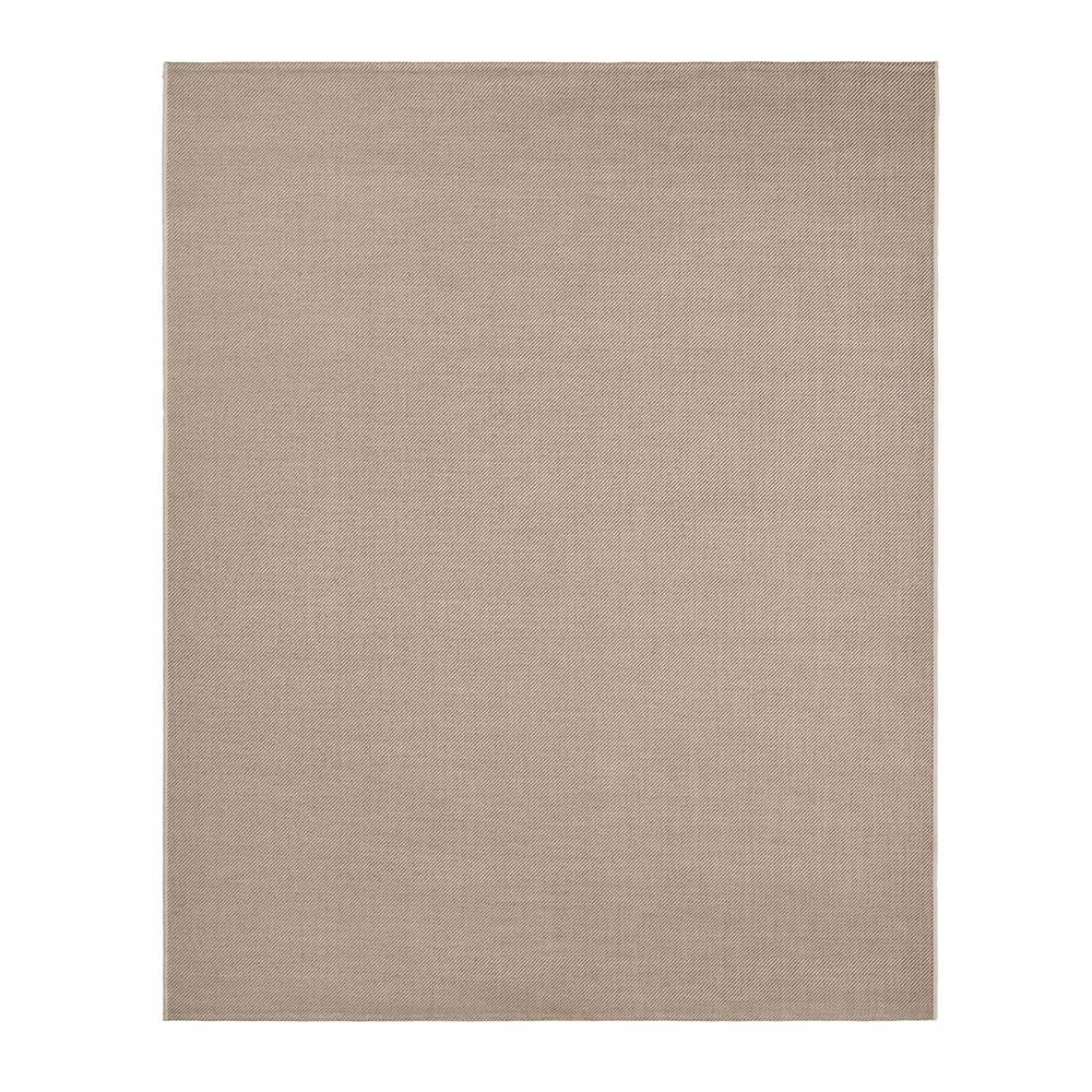 Tapete Sala Sisal Buzios Canto 87 Bege-Marrom 2,50X3,00M