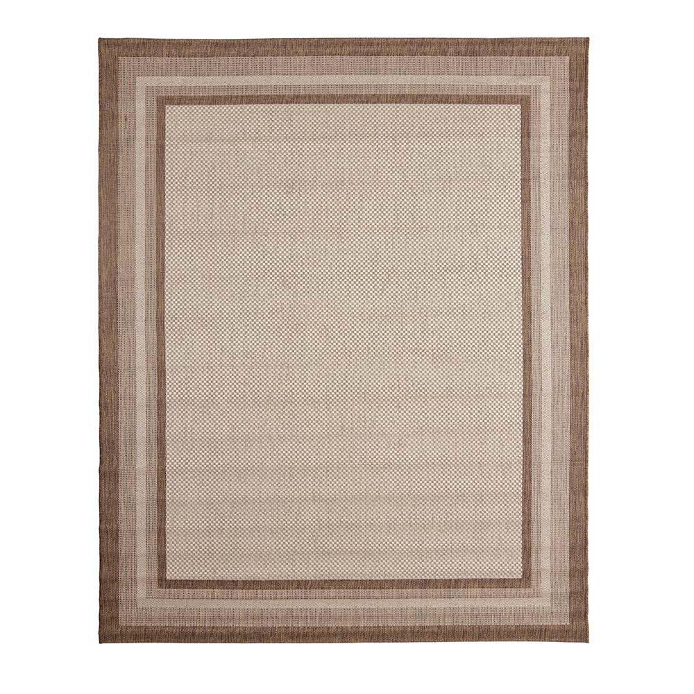 Tapete Sala Sisal Eco-Nature Moldura 70 Marrom 2,50X3,00M