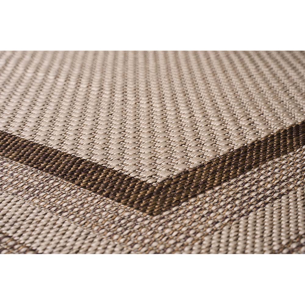 Tapete Sala Sisal Eco-Nature Moldura 70 Marrom 2,50X3,00M
