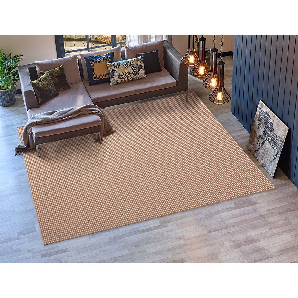 Tapete Sisal Buzios Barra 46 Marrom-Terracota 1,00X1,50M