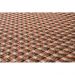 Tapete Sisal Buzios Barra 46 Marrom-Terracota 1,00X1,50M