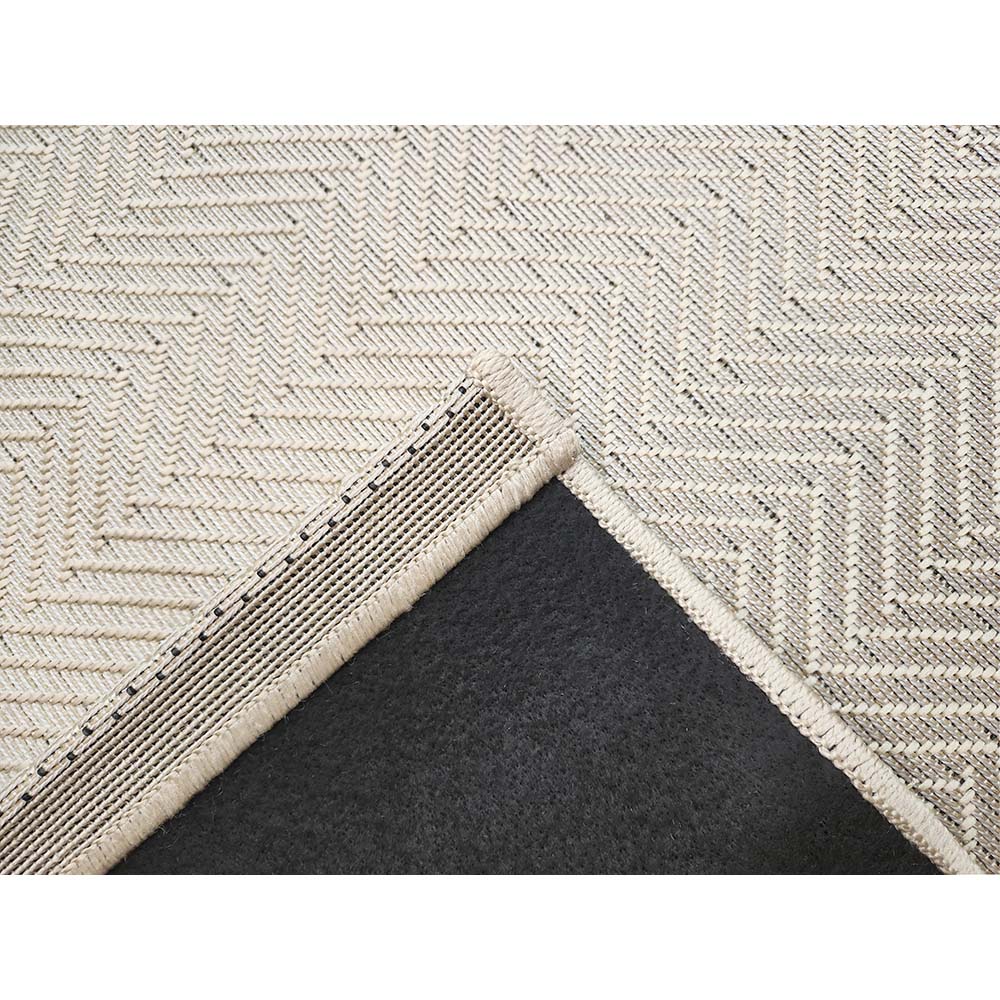 Tapete Sisal Buzios Camburi 83 Bege-Cinza 0,50X1,00M