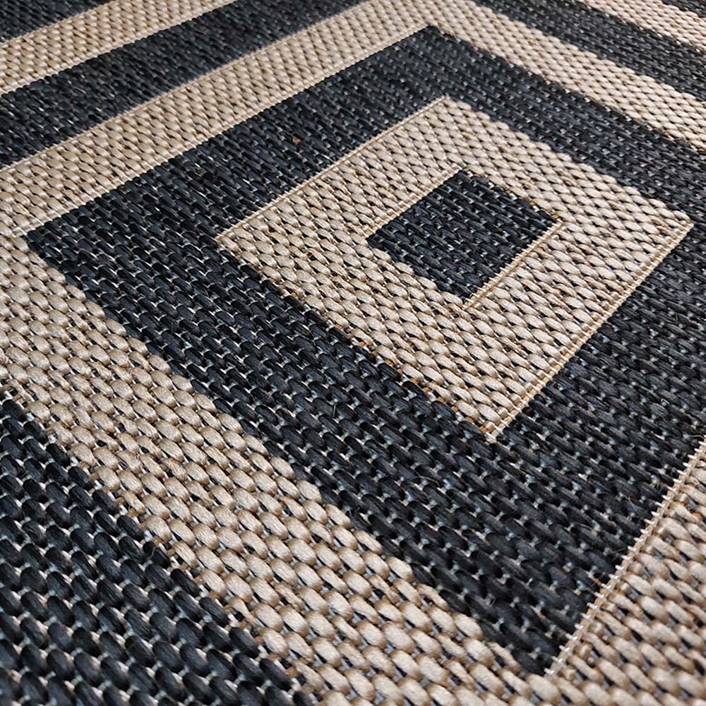 Tapete Sisal Eco Nature Labirinto 56 Chumbo 1,33x1,90M