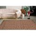 Tapete Sisal Eco Nature Labirinto 70 Marrom 2,00x3,00M