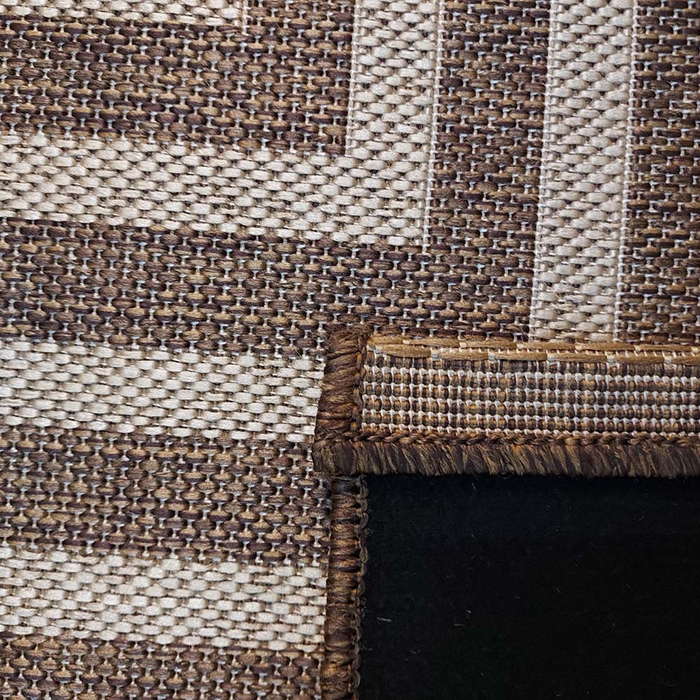 Tapete Sisal Eco Nature Labirinto 70 Marrom 2,00x3,00M