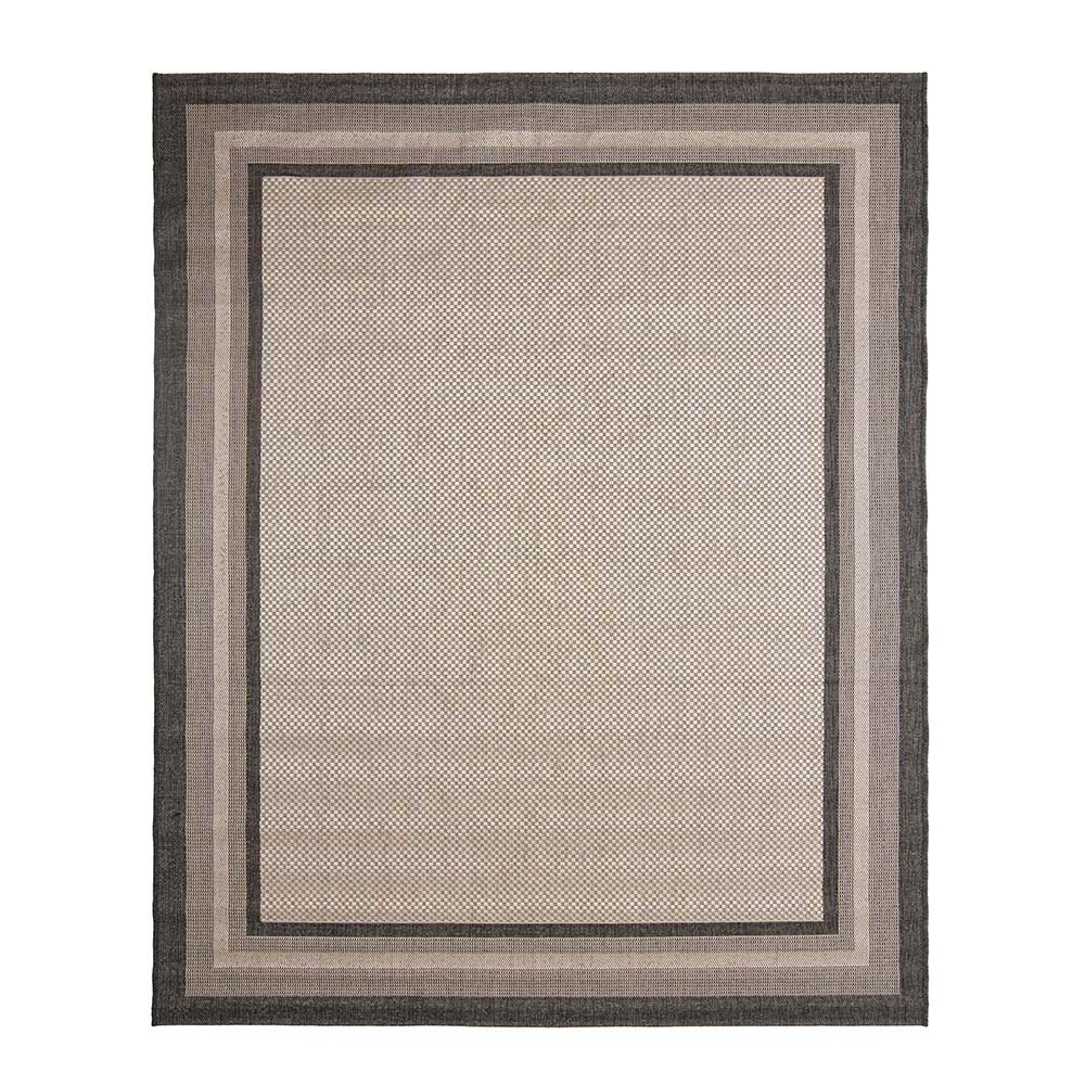 Tapete Sisal Eco Nature Moldura 56 Chumbo 1,00x1,50M