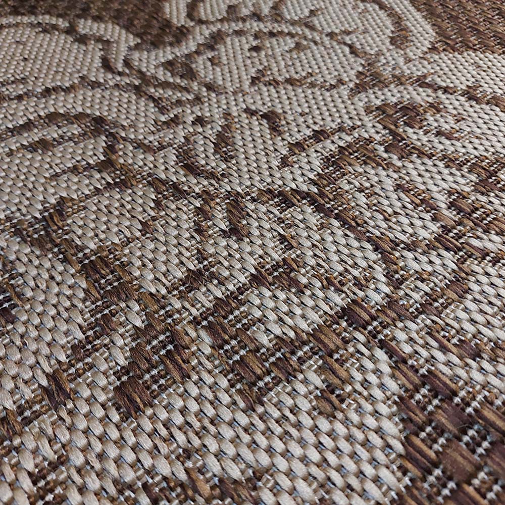 Tapete Sisal Eco Nature Moldura 70 Marrom 1,00X1,50M