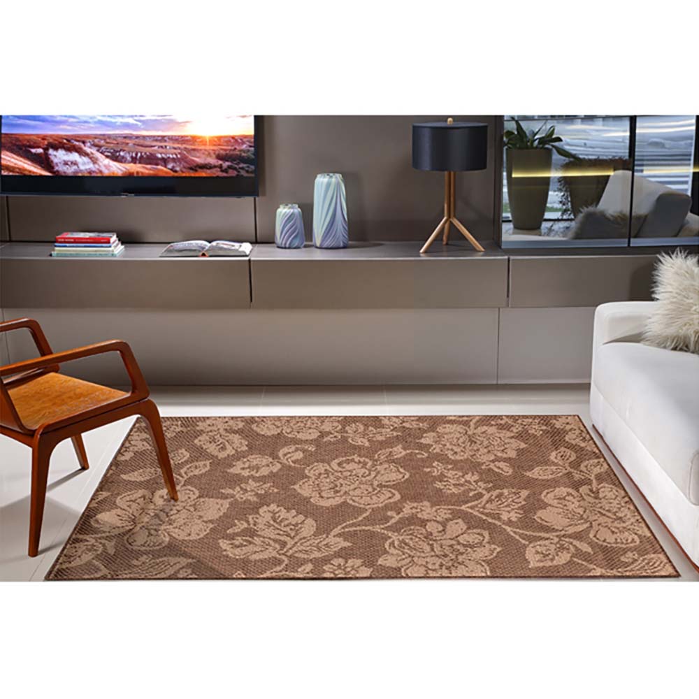 Tapete Sisal Eco Nature Moldura 70 Marrom 1,50X2,00M