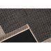 Tapete Sisal Eco Nature Moldura 77 Bege-Chumbo 2,00x2,50M