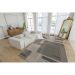 Tapete Sisal Eco Nature Painel 77 Bege-Chumbo 0,50X0,80M