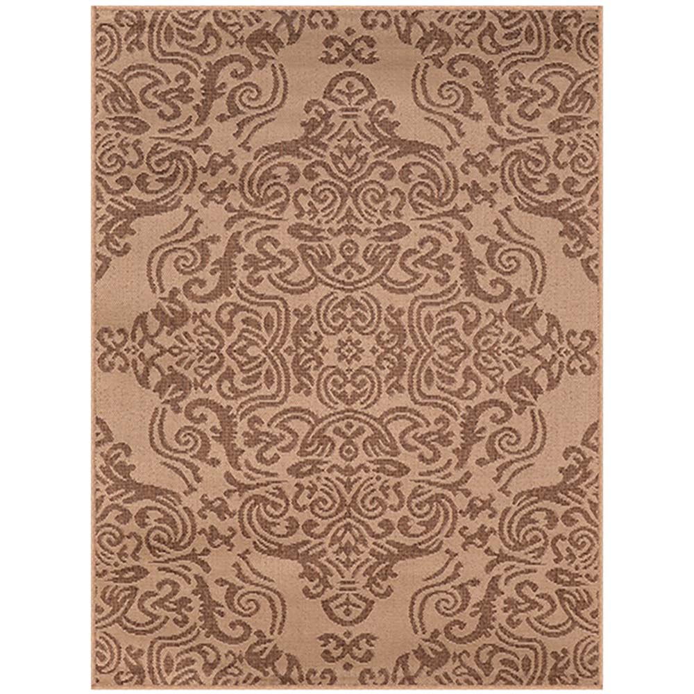 Tapete Sisal Eco Nature Real 87 Bege-Marrom 1,00X1,50M