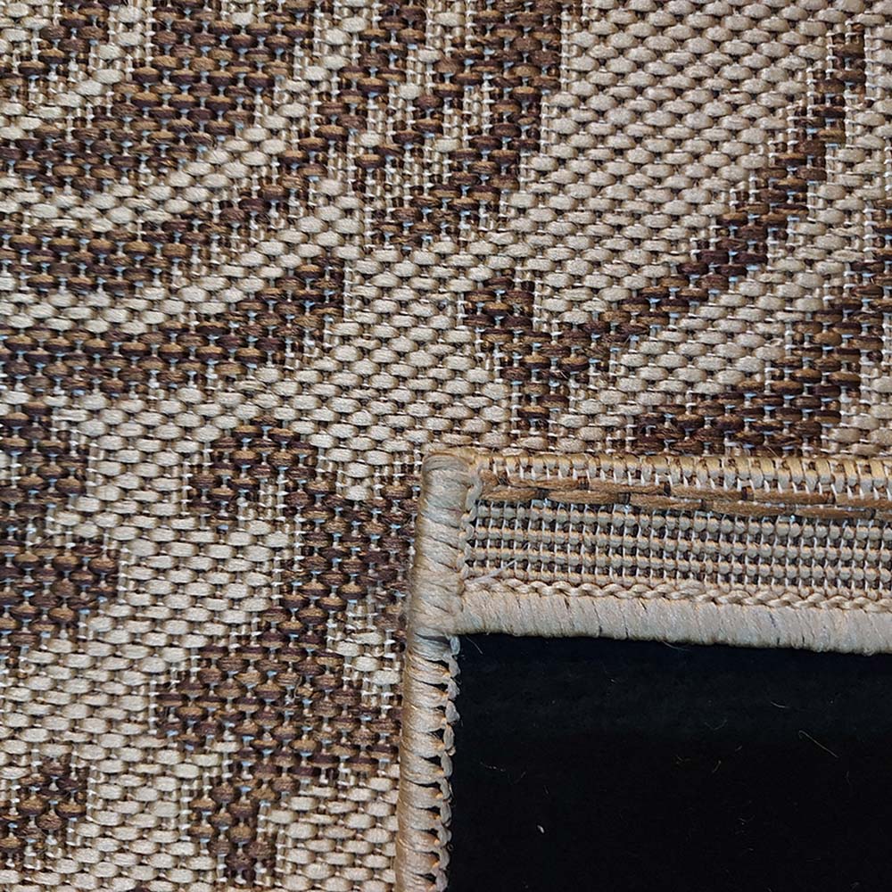 Tapete Sisal Eco Nature Real 87 Bege-Marrom 1,00X1,50M